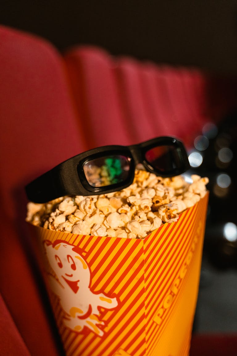 3D Glasses on Popcorn