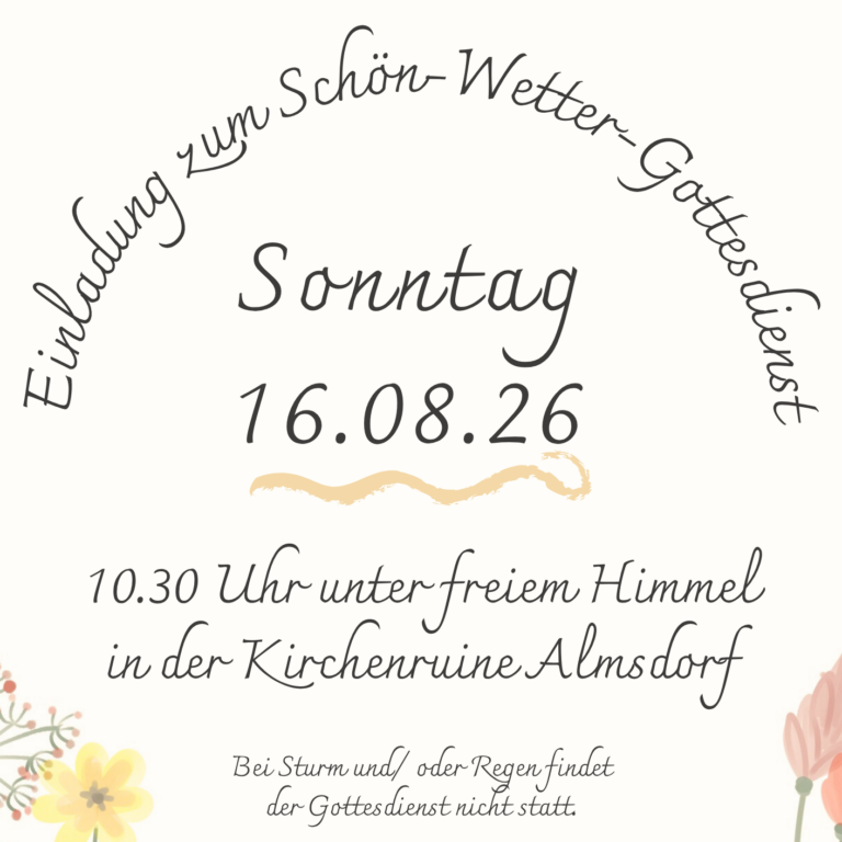 Schön-Wet­ter-Got­tes­dienst